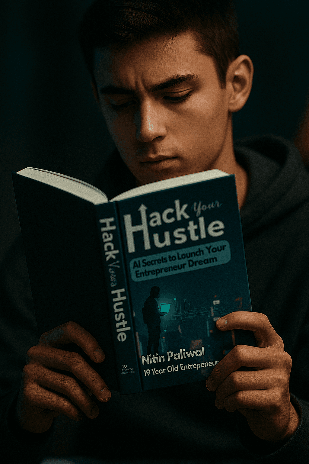 HACK your Hustle — Cover portrait