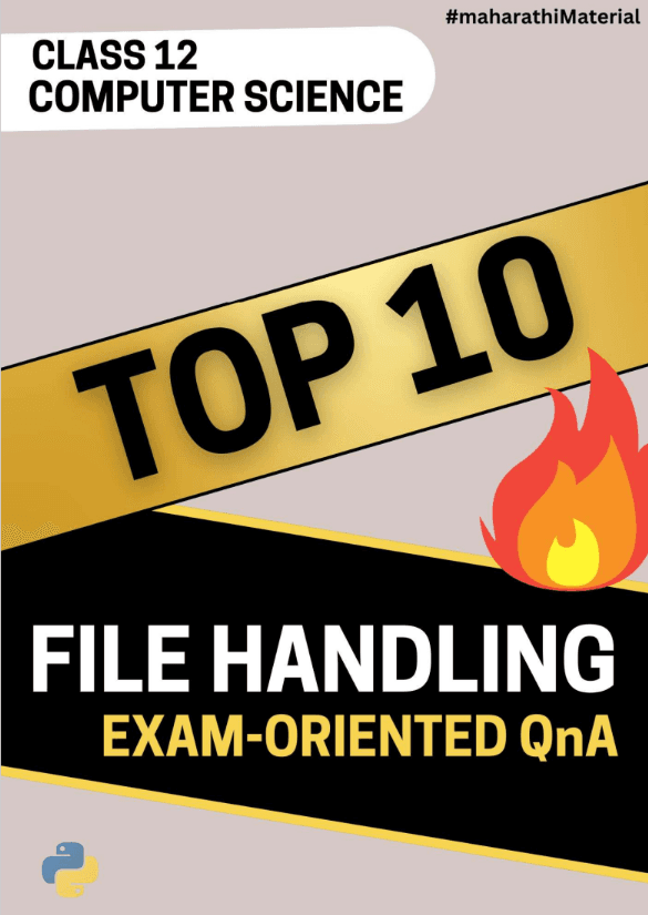 Top 10 File Handling Qs